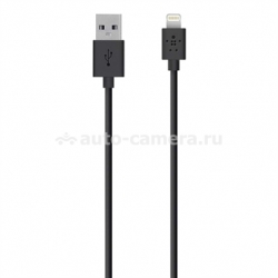 Кабель для iPhone 6/6 Plus/5/5S/5C, iPad Air/Air 2/, iPad mini 2/3 Belkin Lightning to USB ChargeSync Cable, цвет black