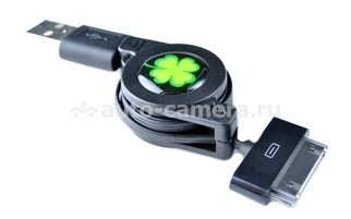 Кабель-рулетка USB для iPhone/iPad Euro4