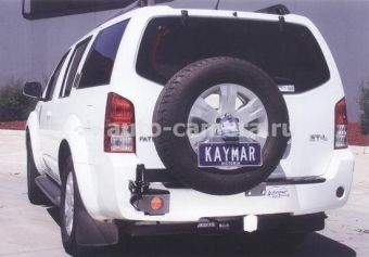 Калитка на задний силовой бампер Kaymar для Nissan Pathfinder R50, Infiniti QX