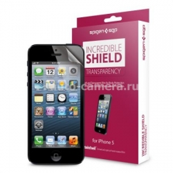 Комплект защитных пленок на экран и заднюю крышку iPhone 5 / 5S SGP Incredible Shield Transparency 4.0 Screen & Body Protection (SGP08201)