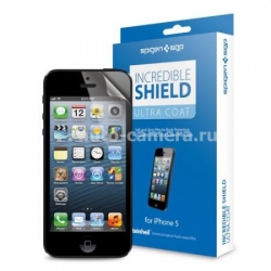 Комплект защитных пленок на экран и заднюю крышку iPhone 5 / 5S SGP Incredible Shield Ultra Coat Screen & Body Protection (SGP08203)