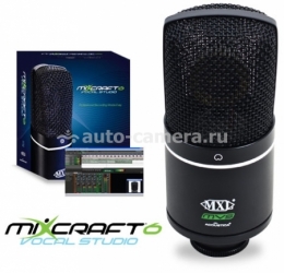 Конденсаторный USB микрофон для Mixcraft 6 Vocal Studio Акустика MVS, цвет Black (ACOUSTICA MVS)