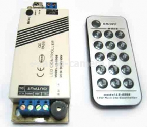 Контроллер с ИК пультом ДУ для RGB ленты.