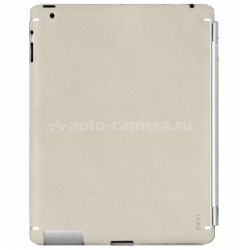 Кожаная наклейка на заднюю панель для iPad 2 Zagg LEATHERskins, цвет authentic cream