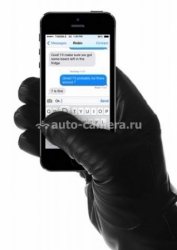 Кожаные перчатки для сенсорных экранов Mujjo Leather Touchscreen Gloves размер 7,5, цвет black (MJ-0901)