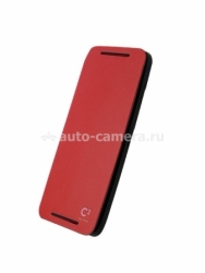 Кожаный чехол для HTC Desire 600 Uniq C2, цвет Cool in Red (H600GAR-C2RED)