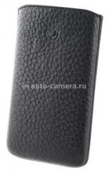 Кожаный чехол для HTC Desire HD BeyzaCases Retro Super Slim Strap, цвет flo black (BZ18987)