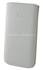 Кожаный чехол для HTC Desire V BeyzaCases Retro Super Slim Strap, цвет flo white (BZ23042)