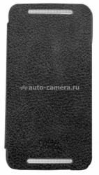 Кожаный чехол для HTC One M7 Kajsa Vintage Collection leather folio case, цвет черный (TW550001)