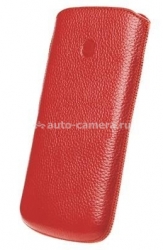 Кожаный чехол для HTC One X BeyzaCases Retro Super Slim Strap, цвет flo red ( BZ22847)