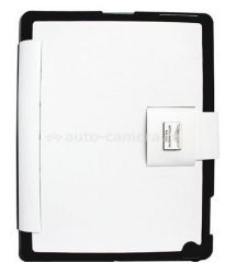 Кожаный чехол для iPad 3 и iPad 4 Aston Martin Racing back, цвет black (BKIPA2001B)