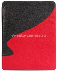 Кожаный чехол для iPad 3 и iPad 4 Mapi Fits Case, цвет Black-Red (M-150430)