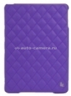 Кожаный чехол для iPad Air Jisoncase со стеганым узором, цвет puprle (JS-ID5-02H50)