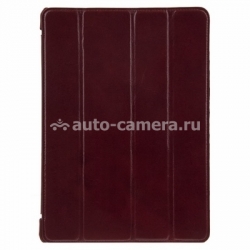 Кожаный чехол для iPad Air Melkco Leather Case Slimme Cover Ver.1, цвет Vintage Red