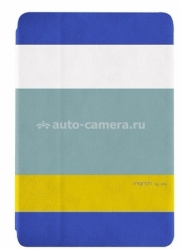 Кожаный чехол для iPad Air Uniq March, цвет Blue/Yellow (PD5GAR-MARBLU)