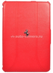 Кожаный чехол для iPad Mini / iPad Mini 2 (retina) Ferrari FF-Collection, цвет Red (FEFFFCMPRE)