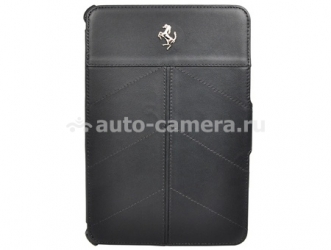 Кожаный чехол для iPad mini Ferrari California Leather Case, цвет full black (FECFFCMPFB)