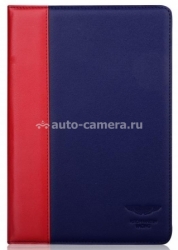 Кожаный чехол для iPad Mini и iPad Mini Retina Aston Martin Racing Folio case, цвет blue/red (TDBKIPADMB063)