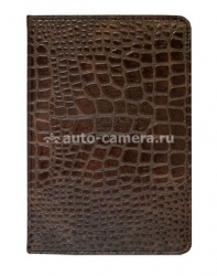 Кожаный чехол для iPad mini SAYOO Croco Matte, цвет brown