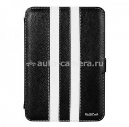 Кожаный чехол для iPad mini Vetti Craft Leather Case Unity Series, цвет black/ white (Y110101110110)