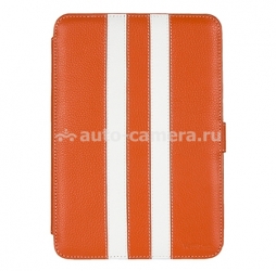 Кожаный чехол для iPad mini Vetti Craft Leather Case Unity Series, цвет orange/ white (Y110116110110)
