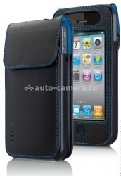 Кожаный чехол для iPhone 4 и 4S Belkin Verve Sleeve, цвет черный (F8Z608CW)