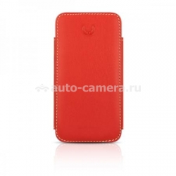 Кожаный чехол для iPhone 4 и 4S BeyzaCases New Pouch, цвет Red (BZ18178)