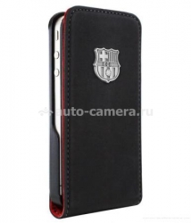 Кожаный чехол для iPhone 4 и 4S FCBarcelona Pocket Slim (BRFM038)