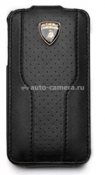 Кожаный чехол для iPhone 4 и 4S Lamborghini LUXTYLE Status, цвет черный (LSC0002)