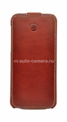 Кожаный чехол для iPhone 5 / 5S Beyza Novo Pandora Flip, цвет Fox (BZ00200)