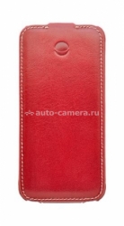 Кожаный чехол для iPhone 5 / 5S Beyza Novo Pandora Flip, цвет Red (BZ00224)