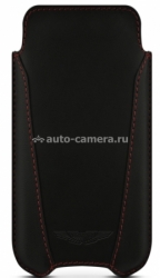 Кожаный чехол для iPhone 5 / 5S BeyzaCases Aston Martin Slim V, цвет black (AM23431)