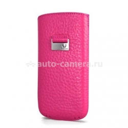 Кожаный чехол для iPhone 5 / 5S Beyzacases Retro Strap Case, цвет fuschia (BZ23127)