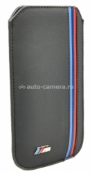 Кожаный чехол для iPhone 5 / 5S BMW M-Collection Sleeve Perforated, цвет Grey (BMPOP5MP)