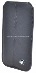 Кожаный чехол для iPhone 5 / 5S BMW Signature Sleeve, цвет Blue (BMPOP5LN)