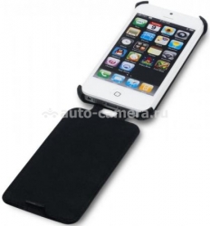 Кожаный чехол для iPhone 5 / 5S Denn, цвет black (DIP100)