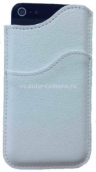 Кожаный чехол для iPhone 5 / 5S Fliku Essential, цвет белый