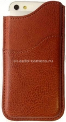 Кожаный чехол для iPhone 5 / 5S Fliku Essential, цвет коричневый
