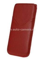 Кожаный чехол для iPhone 5 / 5S Fliku Pocket, цвет Red (TWI101104)
