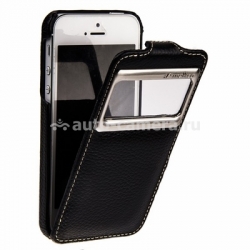 Кожаный чехол для iPhone 5 / 5S Melkco ID Type, цвет Black LC