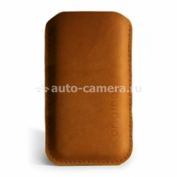 Кожаный чехол для iPhone 5 / 5S Mujjo Sleeve, цвет brown (MJ-0216)