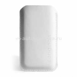 Кожаный чехол для iPhone 5 / 5S Mujjo Sleeve, цвет white (MJ-0217)