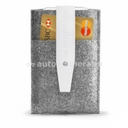 Кожаный чехол для iPhone 5 / 5S Mujjo Wallet, цвет white (MJ-0215)
