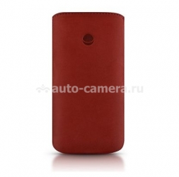 Кожаный чехол для iPhone 5C Beyzacases Retro Strap Case, цвет red (BZ01207)