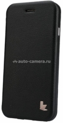 Кожаный чехол для iPhone 6 Jison Fashion Folio Standing Case, цвет Black (JS-IP6-02H10)