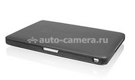 Кожаный чехол для Macbook Pro 13" Macally Protection shell, цвет черный (BOOKSHELL-2B)