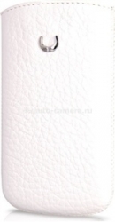 Кожаный чехол для Nokia C7 BeyzaCases Retro Super Slim Strap, цвет flo white (BZ19816)