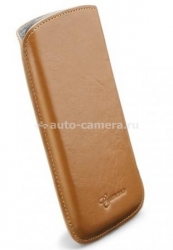 Кожаный чехол для Samsung Galaxy Nexus SGP Crumena Leather Pouch, цвет коричневый (SGP08653)