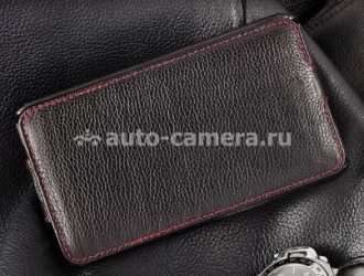 Кожаный чехол для Samsung Galaxy Note (i9220) iRidium, цвет black