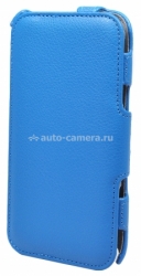 Кожаный чехол для Samsung Galaxy Note II (N7100) Optima Case, цвет blue (op-N2-bl)